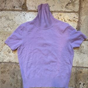 Women's J Crew Purple Cashmere Sweater